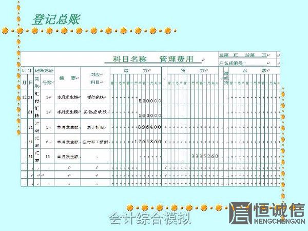 2018企業(yè)記賬憑證賬務(wù)處理流程